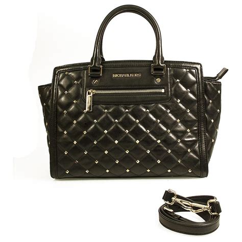 sac michael kors noir doré|Sacs femme Michael Michael Kors .